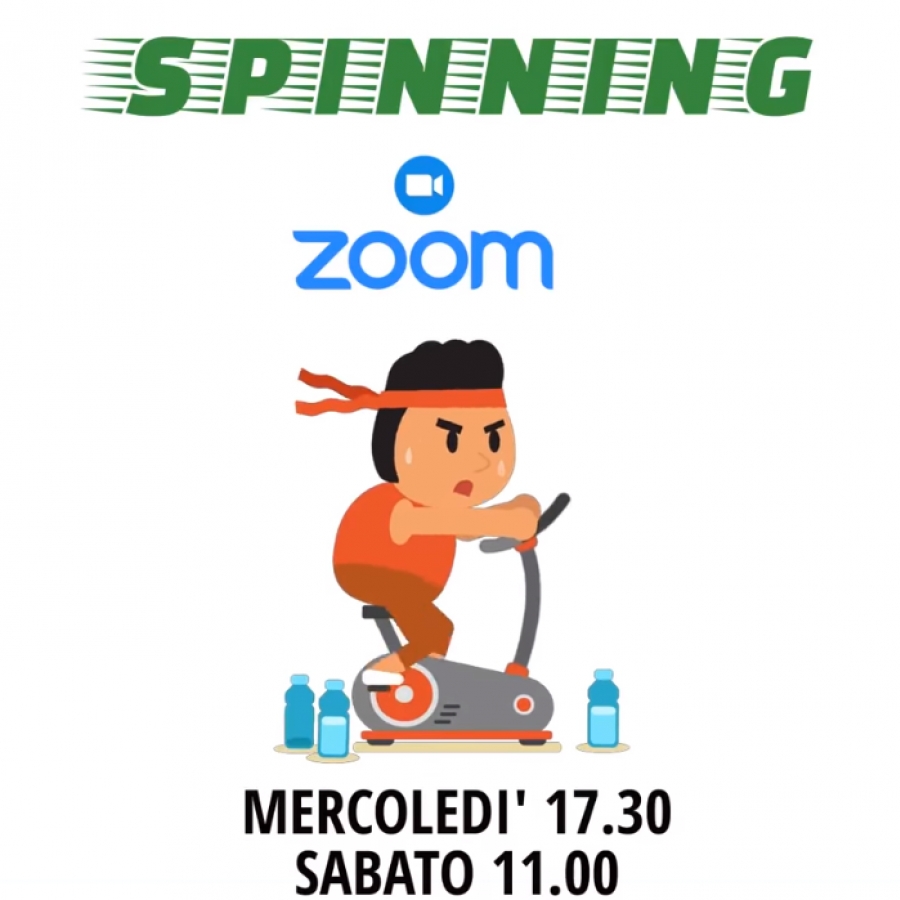 TORNA LO SPINNING 🚴 con dirette ZOOM.
